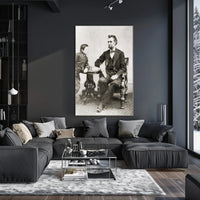 Abraham Lincoln Colorized Bowtie Poster Modern Retro Aesthetic PosterGoat