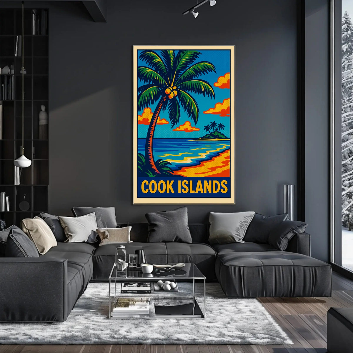 Tropical Paradise Cook Islands Poster