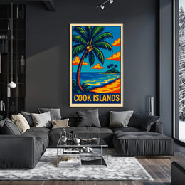 Tropical Paradise Cook Islands Poster