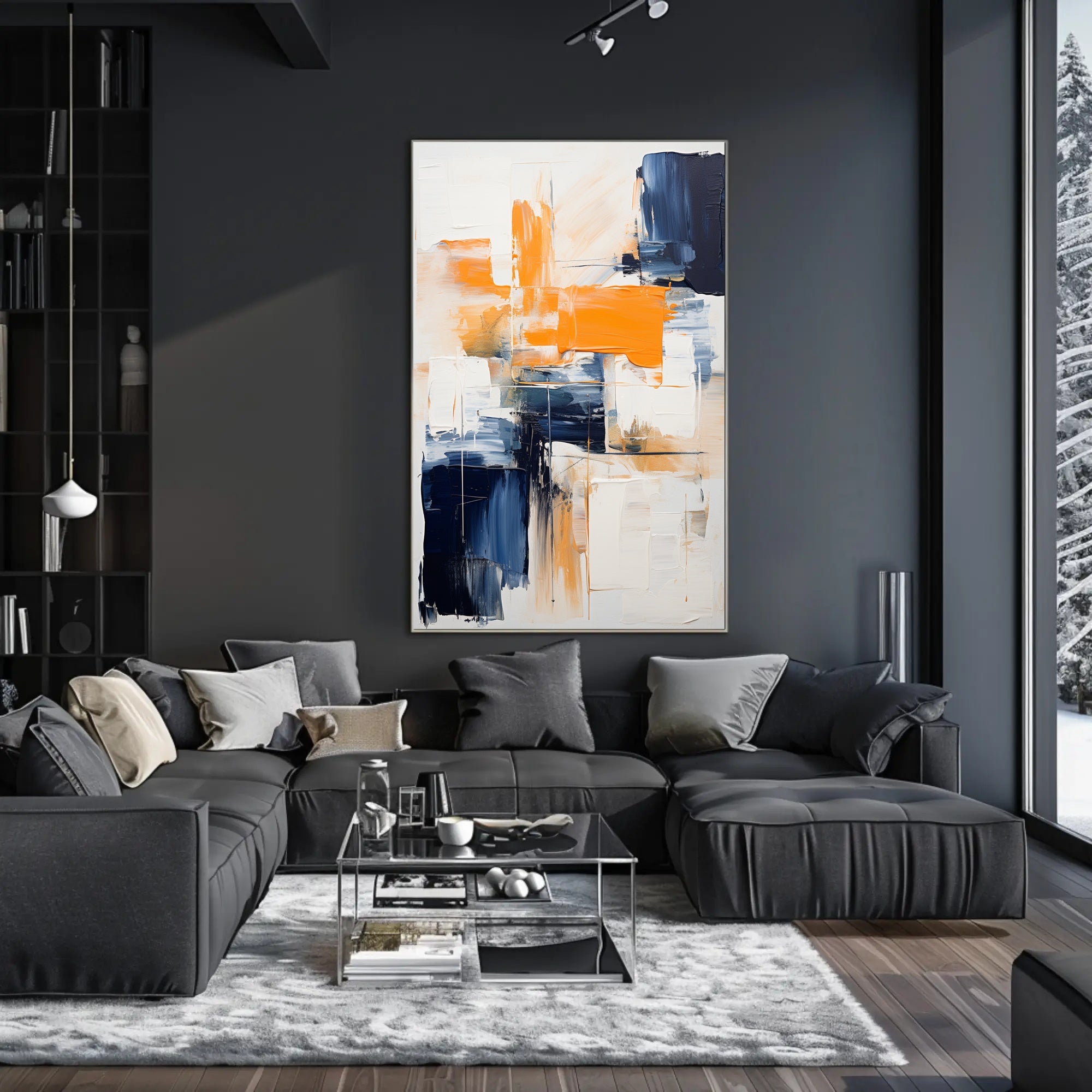 Abstract Color Harmony Abstract Poster