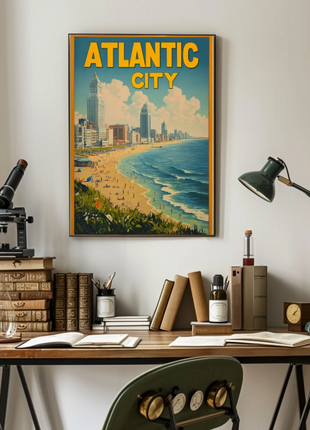 Atlantic City Beach Skyline