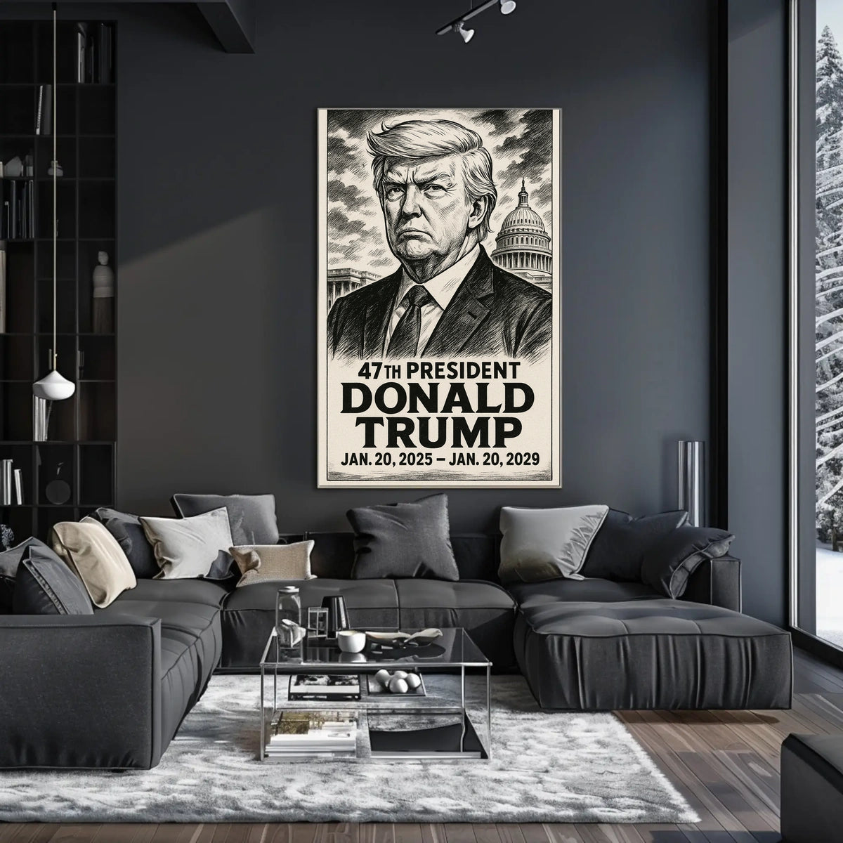 Donald Trump 47th President Poster