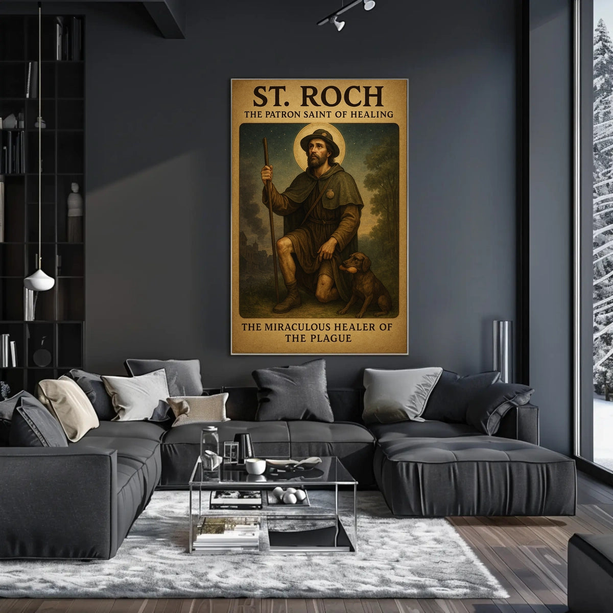St. Roch The Patron Saint of Healing Poster