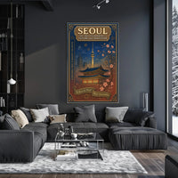 Seoul The Timeless Harmony of Future and Tradition Poster