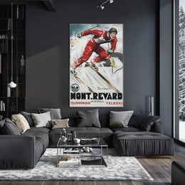 Mont Revard Ski Poster PosterGoat