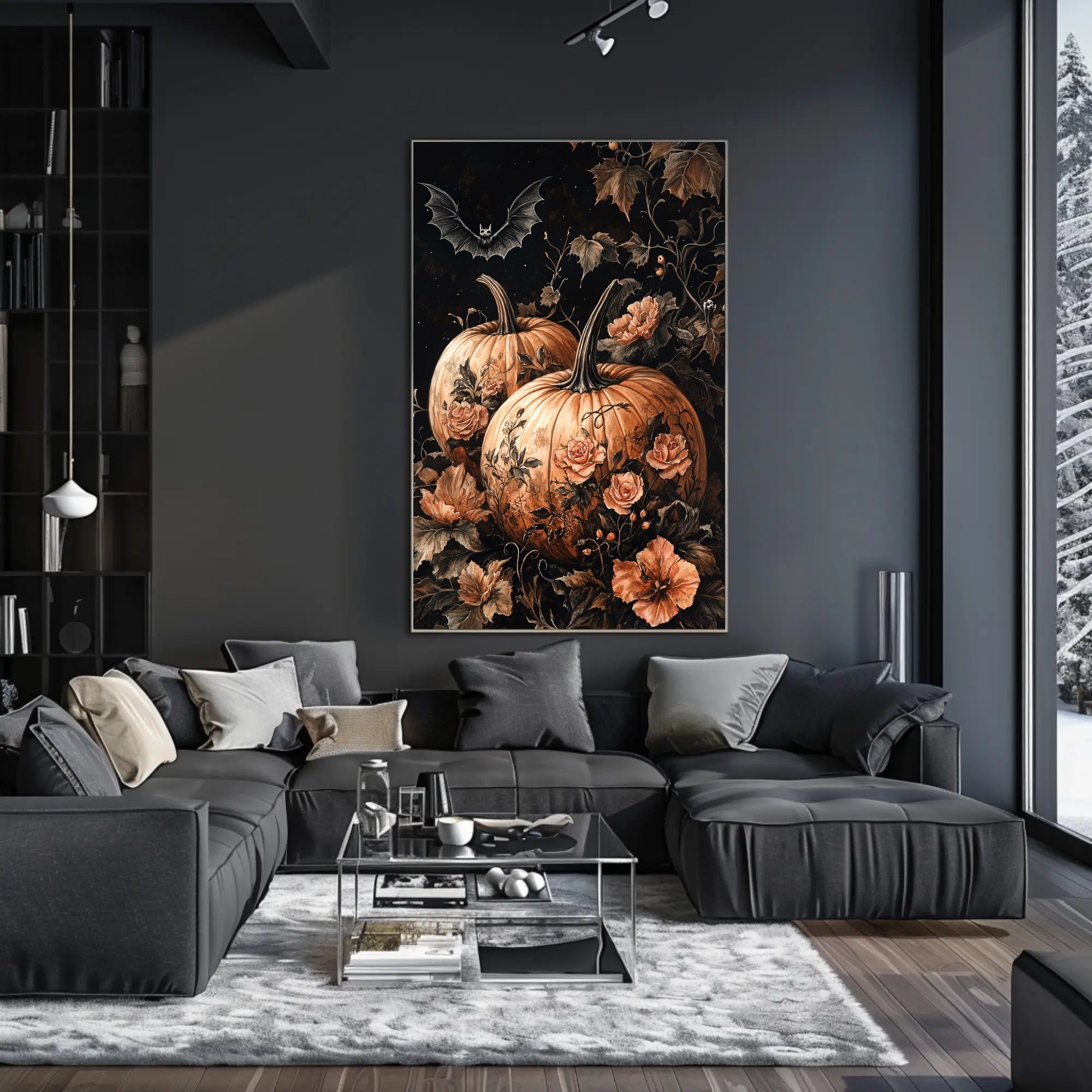 Enchanted Autumn Night Poster
