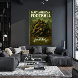 Early American Football 1890s Gridiron Poster PosterGoat