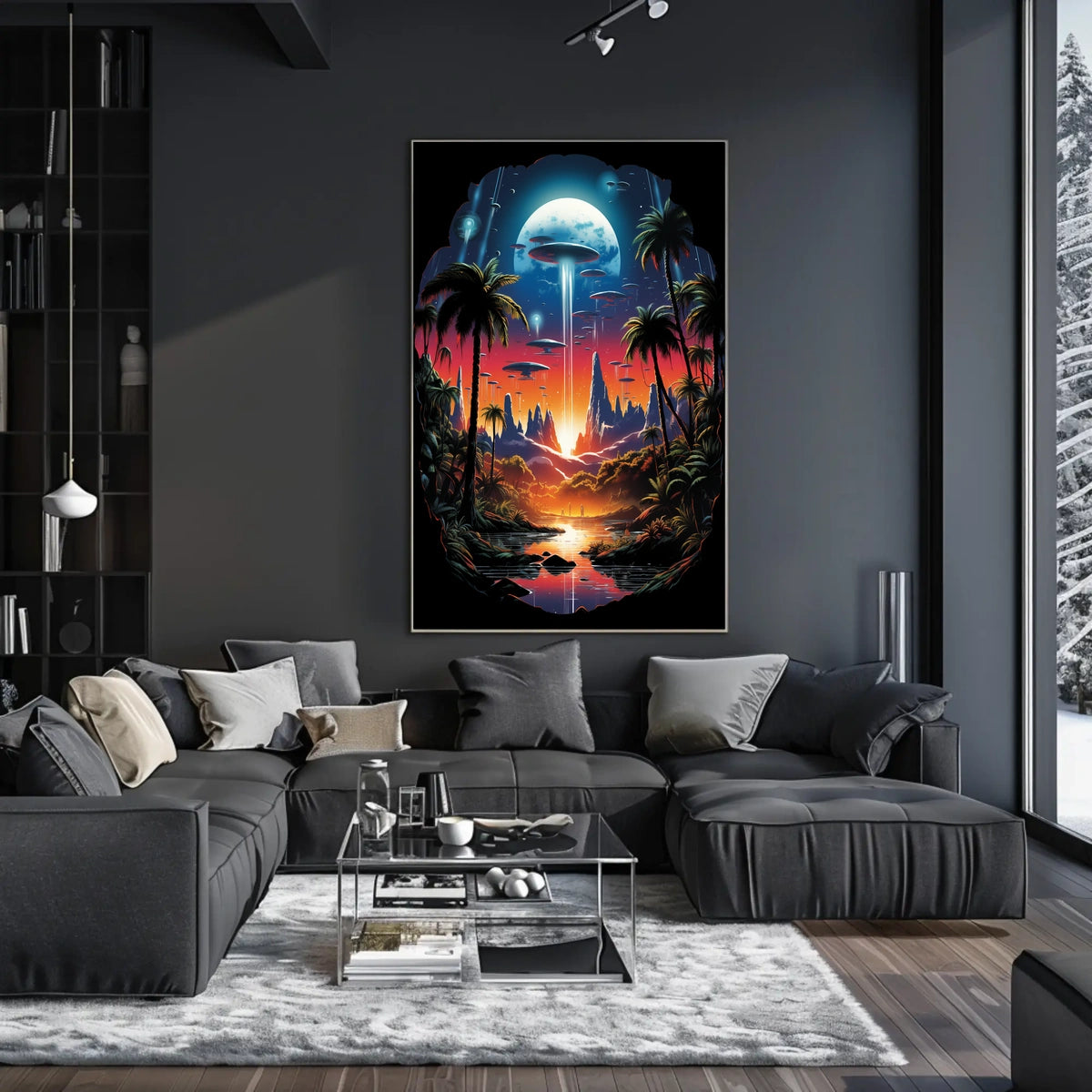 Cosmic Oasis Poster