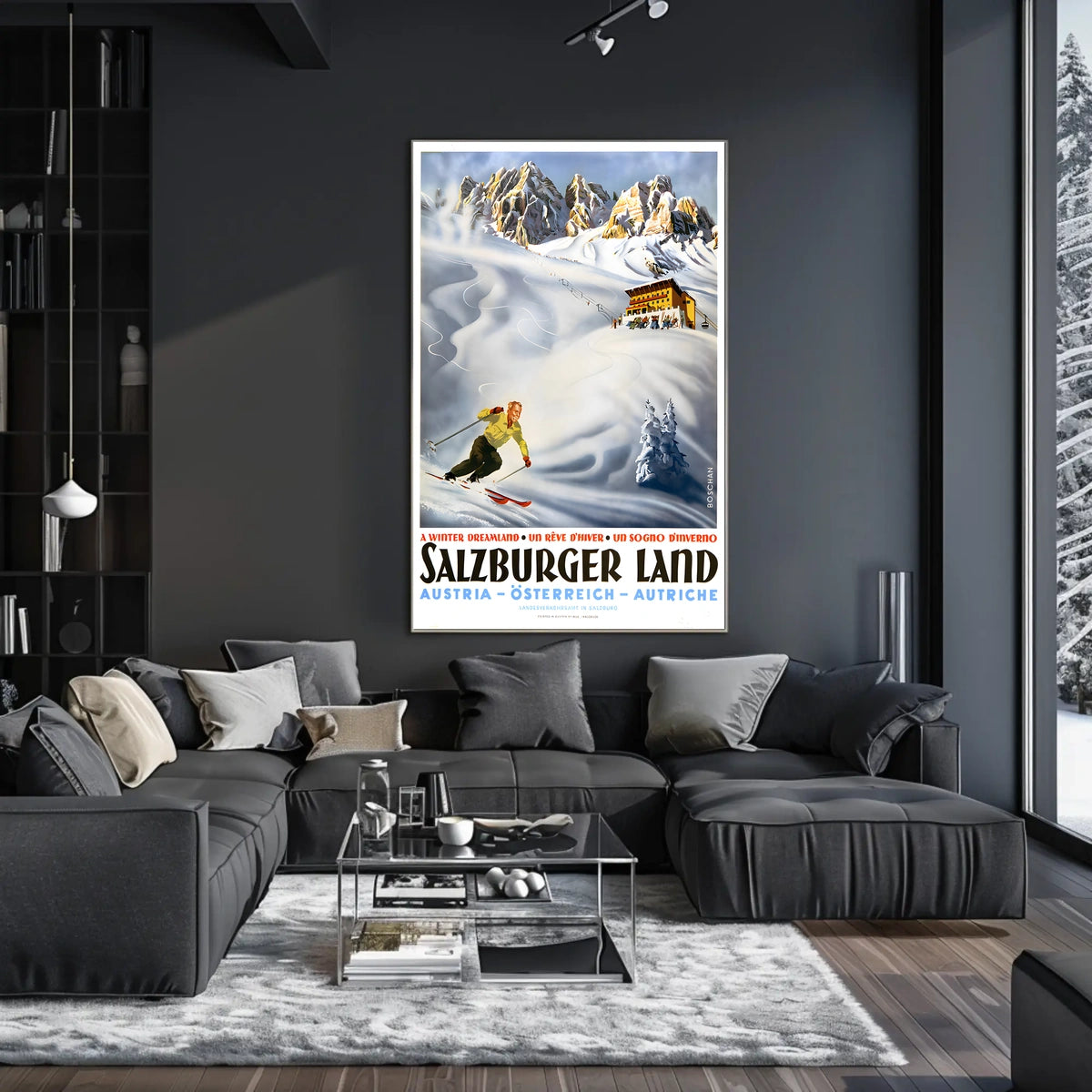 A Winter Dreamland In Salzburger Land Poster