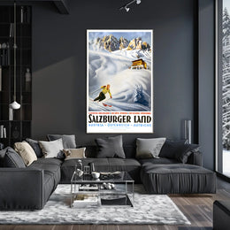 A Winter Dreamland In Salzburger Land Poster