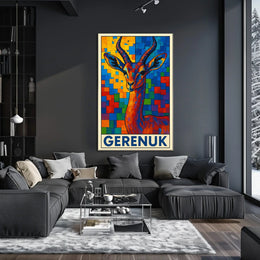 Gerenuk Art Poster