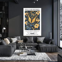 William Morris Butterfly and Floral Heritage Artistic Poster