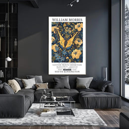 William Morris Butterfly and Floral Heritage Artistic Poster