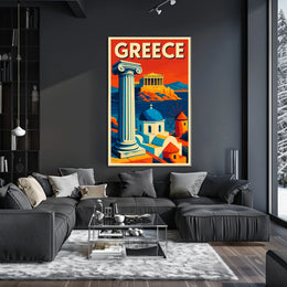 Greece A Timeless Journey Poster