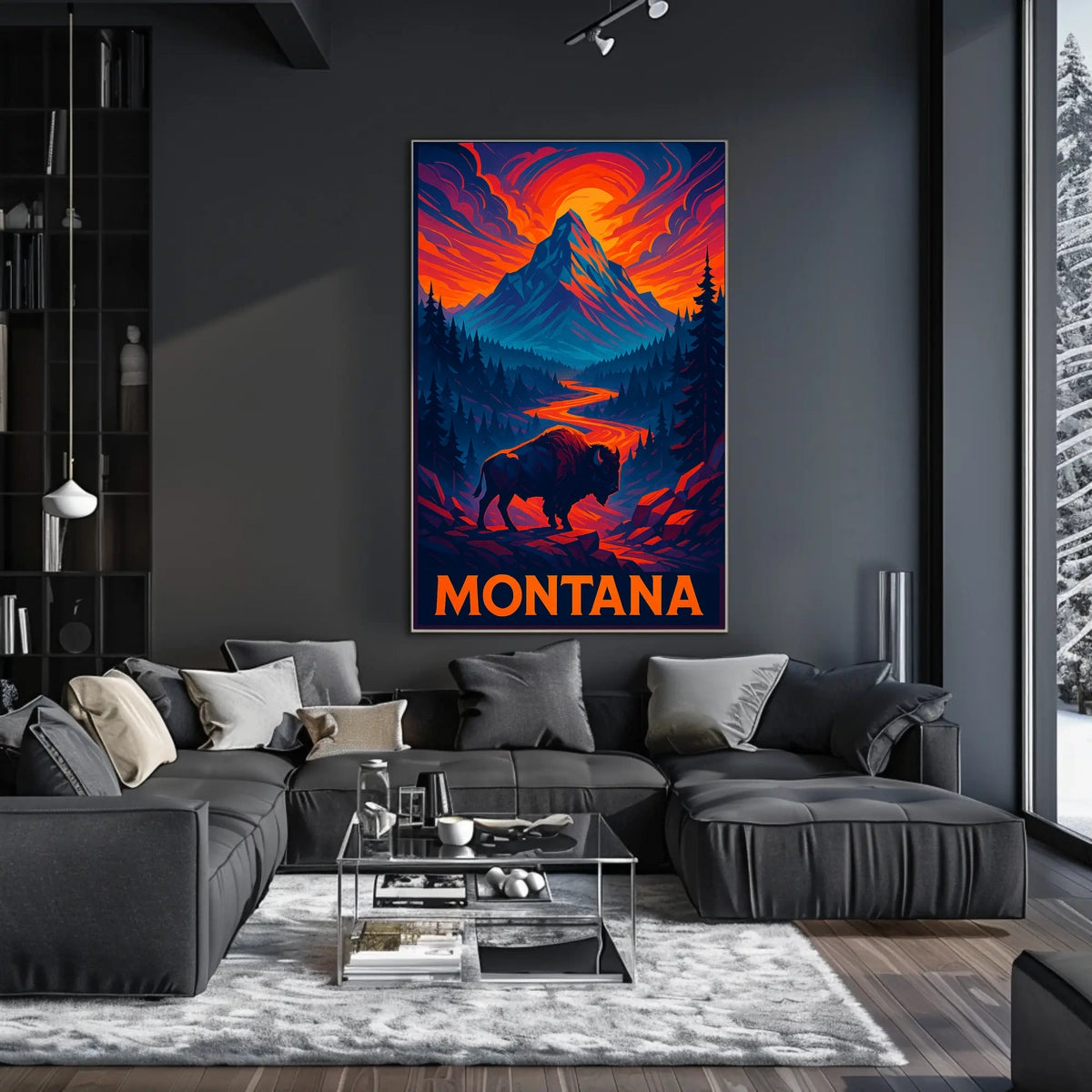 Majestic Montana Poster
