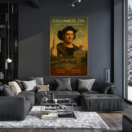 Columbus, Oh Legacy Of Exploration Poster