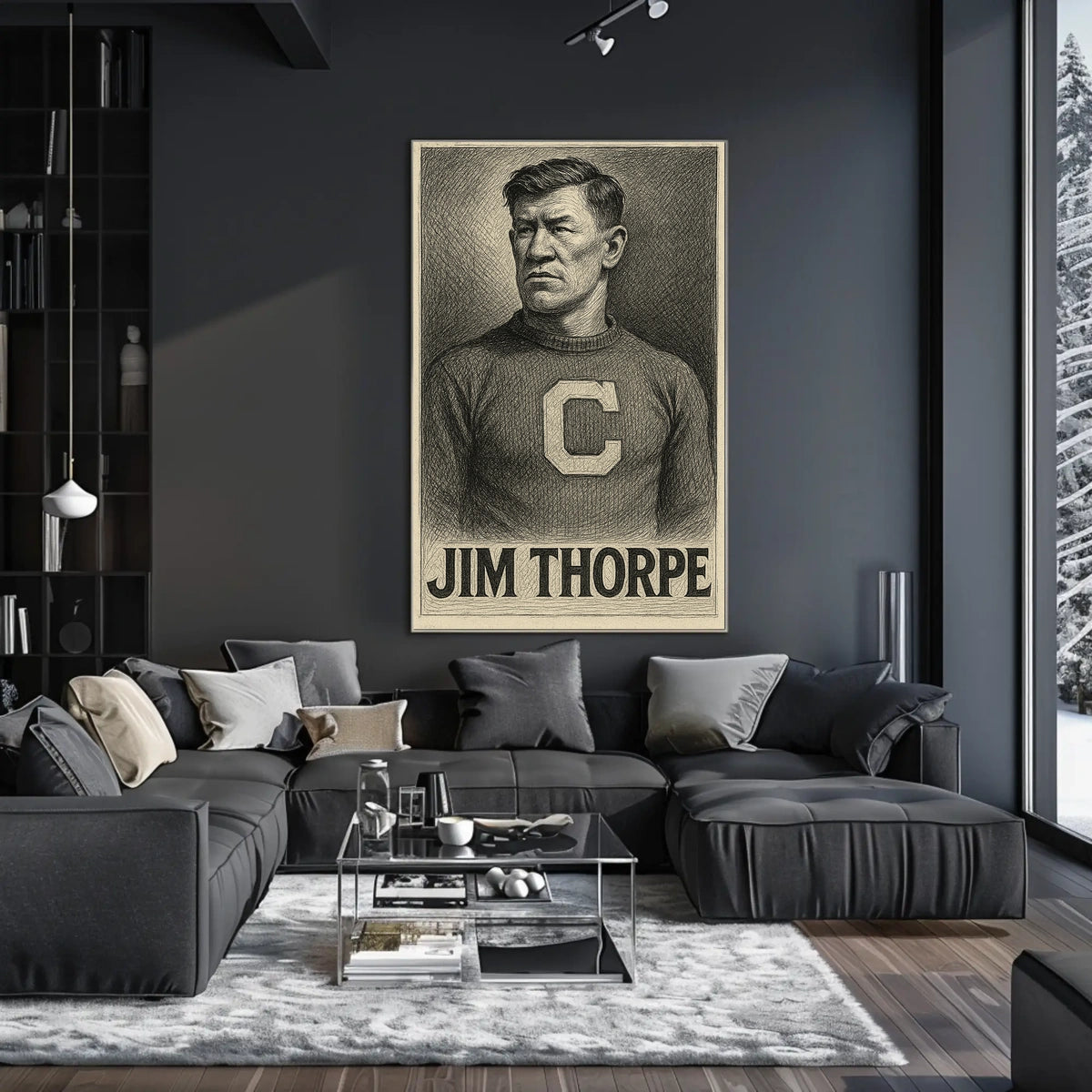 Jim Thorpe Portrait Poster