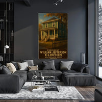 William Jefferson Clinton Birthplace Poster