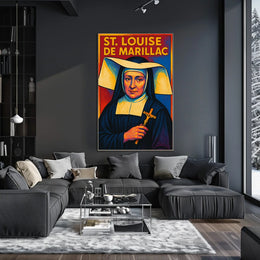 St. Louise de Marillac Poster