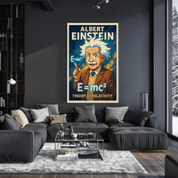 Albert Einstein Theory Of Relativity Poster