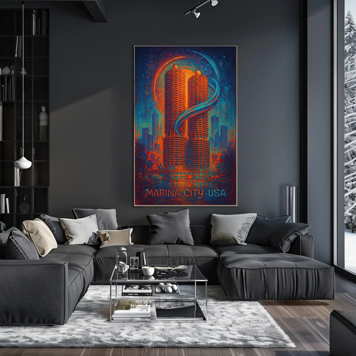 Marina City USA Poster