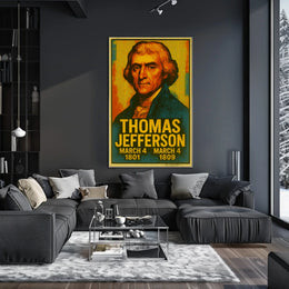 Thomas Jefferson Vintage Patriotic Collector Poster