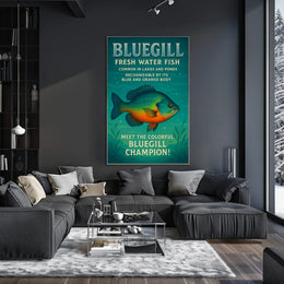 Meet the Colorful Bluegill Poster