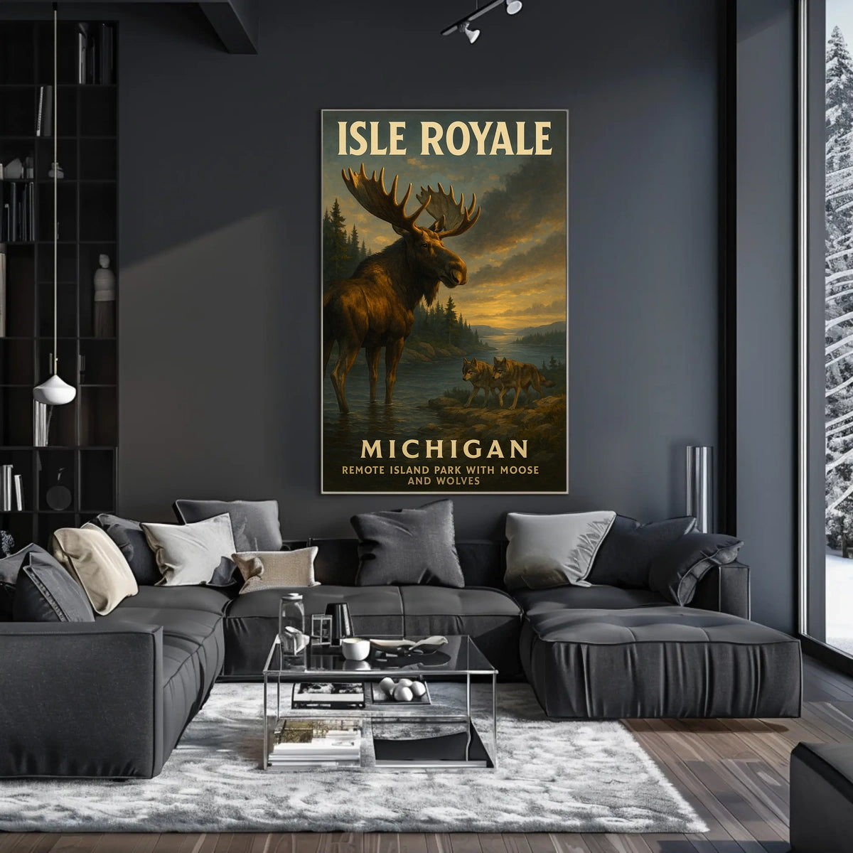 Isle Royale MichiganS Remote Poster