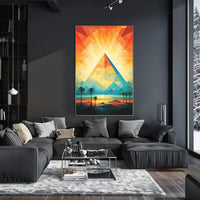 Egyptian Pyramid Mystique Cultural or Heritage Poster