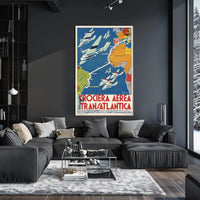 Crociera Aerea Transatlantica Poster