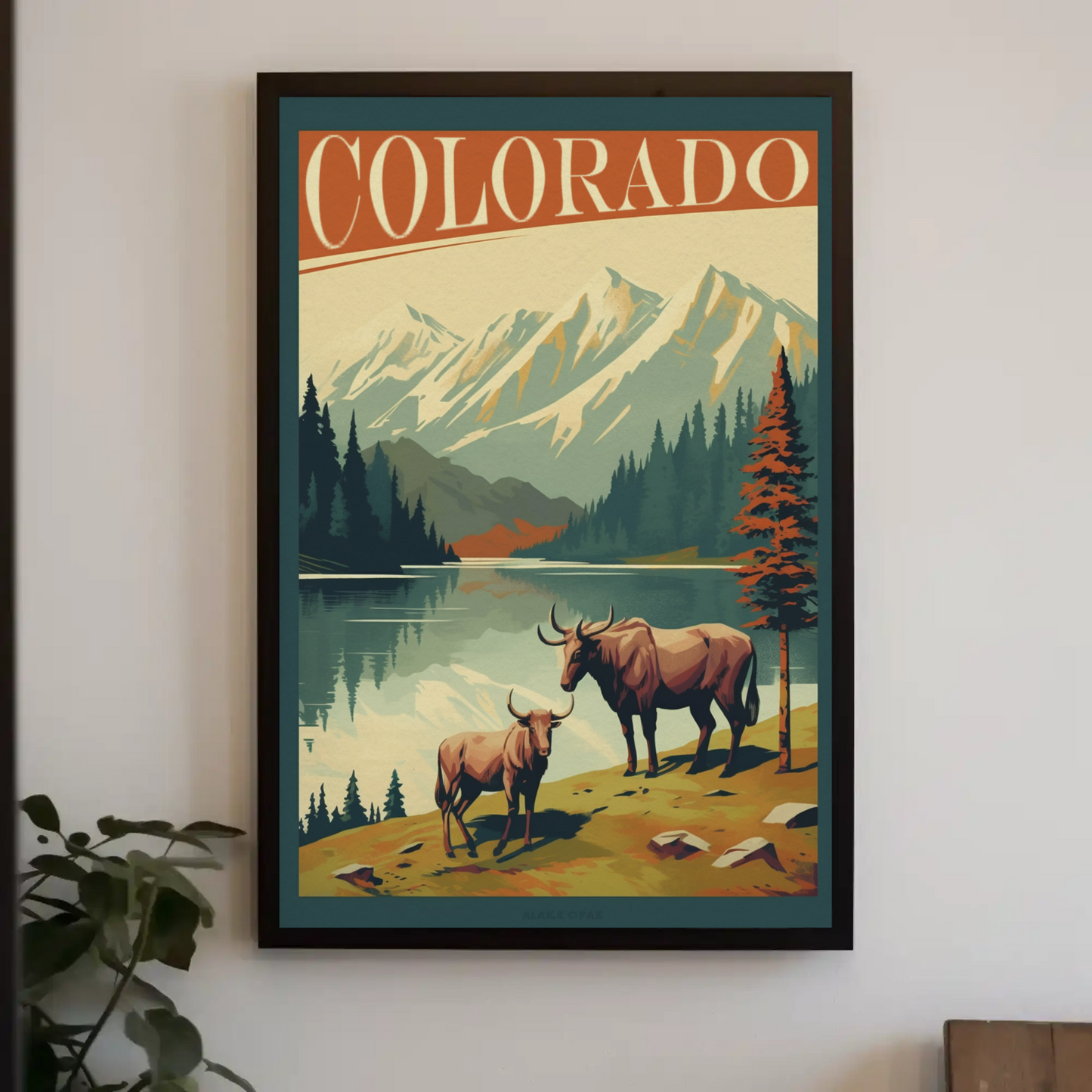 Colorado Scenic Travel Poster