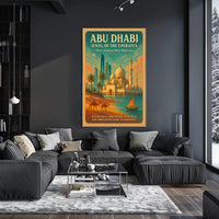 Abu Dhabi Jewel of the Emirates Cultural or Heritage Poster