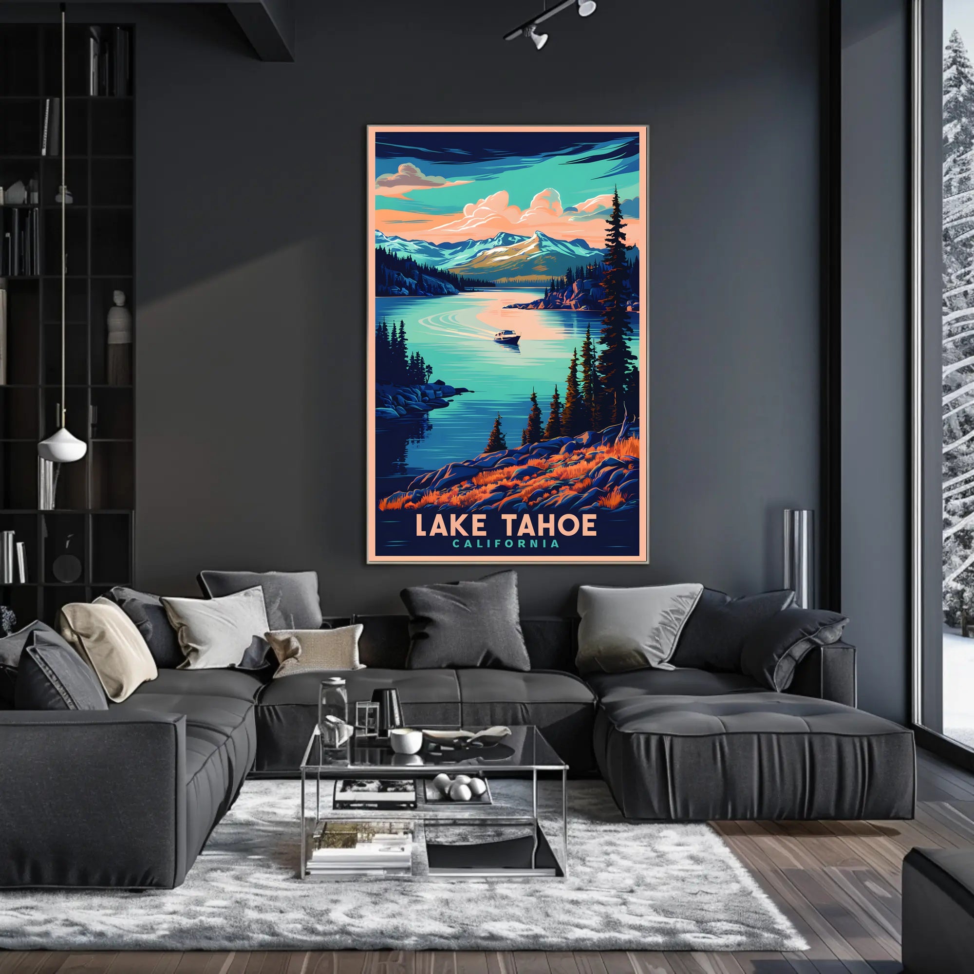 Lake Tahoe Scenic Poster