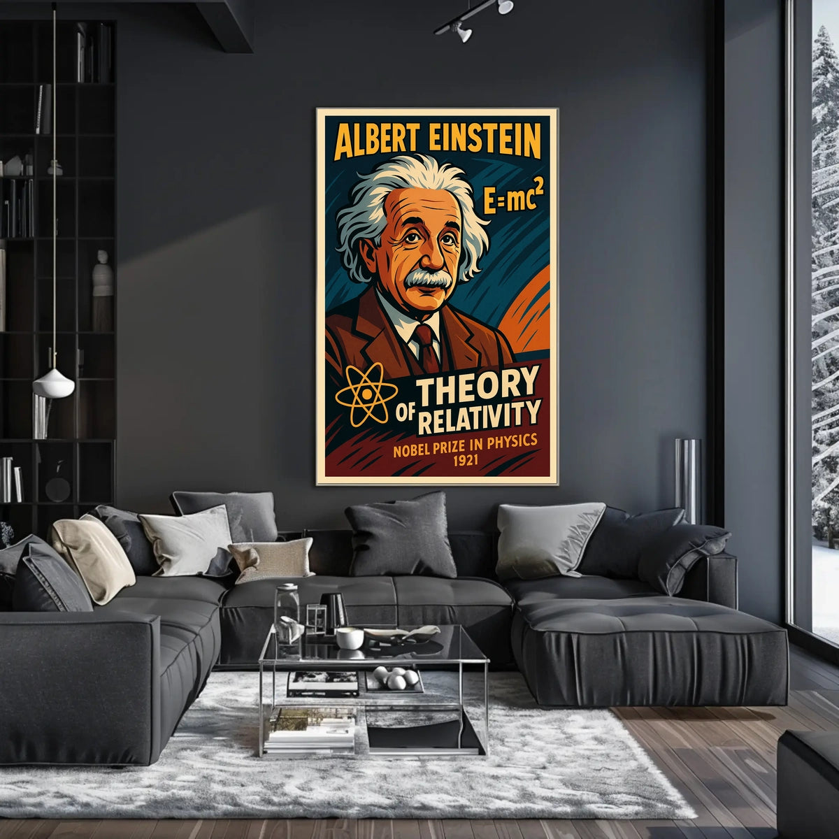 Albert Einstein Theory Of Relativity Poster