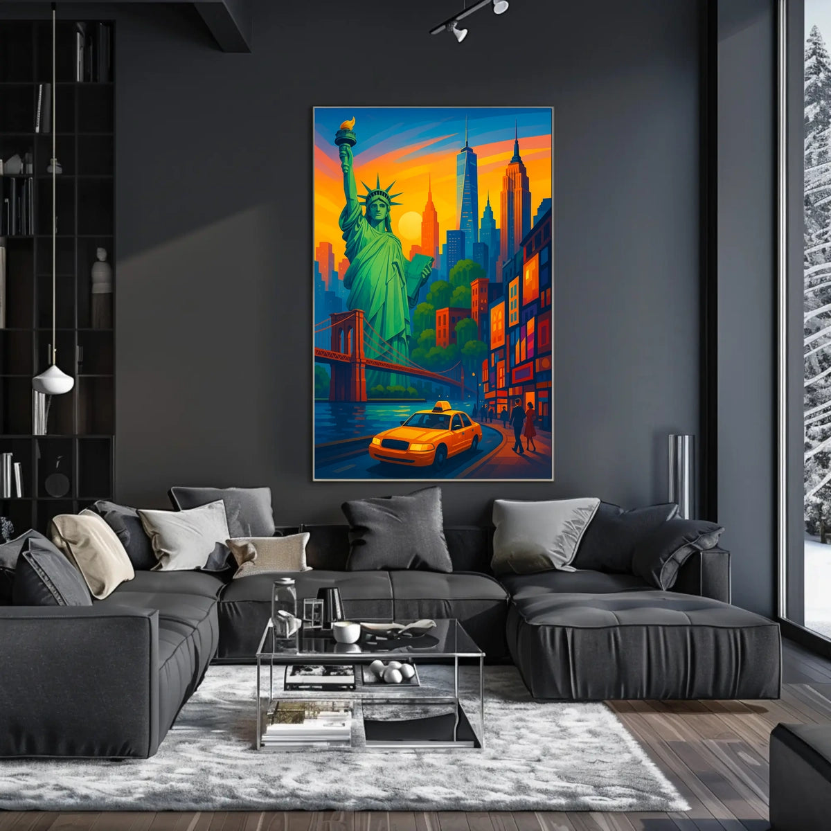 Vibrant New York Cityscape