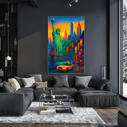 Vibrant New York Cityscape