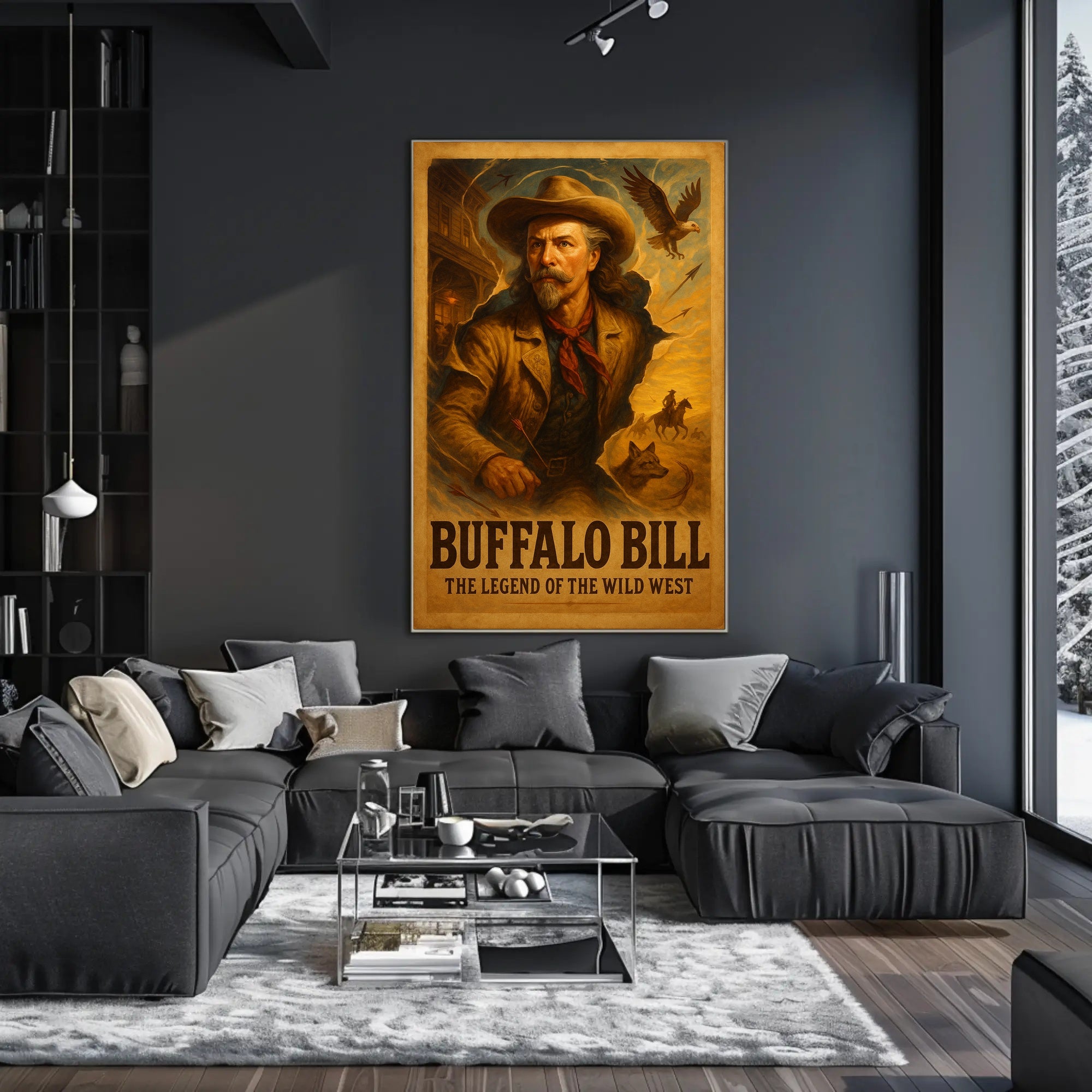 Buffalo Bill Wild West Adventure Poster Wall Art Print
