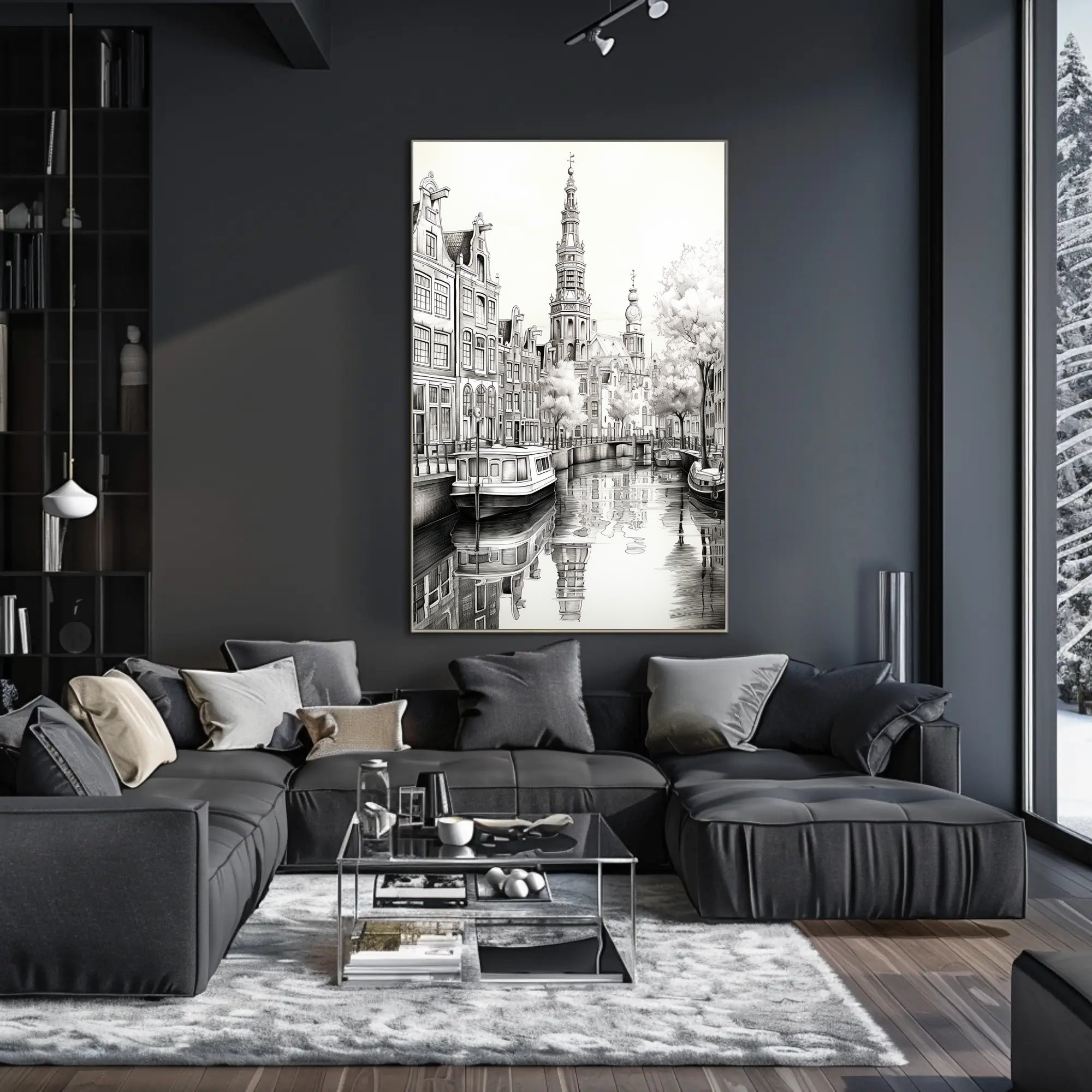 Tranquil Canal Scene Poster