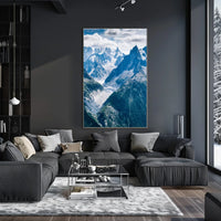 Majestic Mountain Range Poster