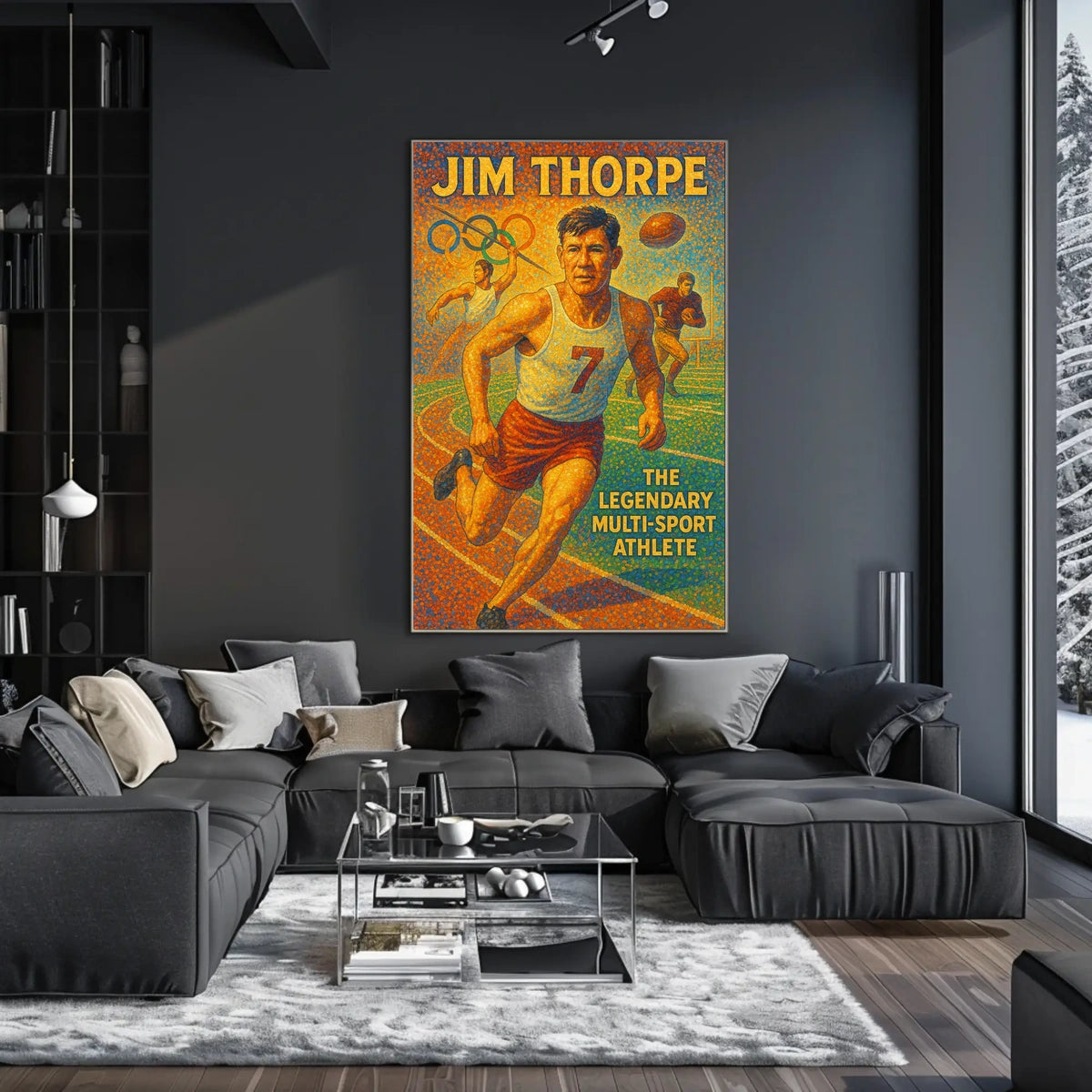 Jim Thorpe Celebrating a Sports Legend Poster