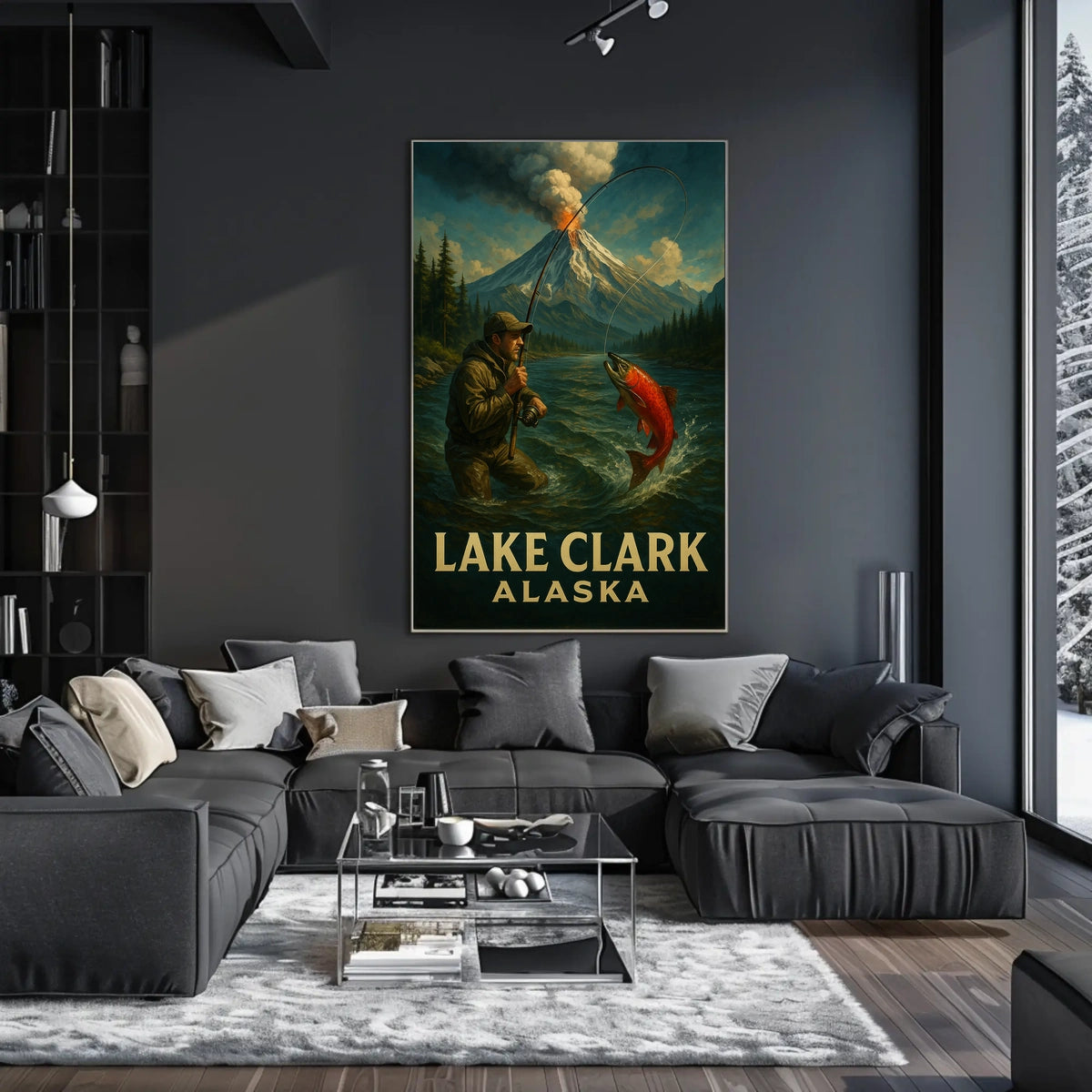Lake Clark, Alaska Adventure Poster