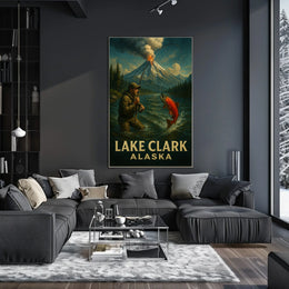Lake Clark, Alaska Adventure Poster
