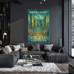 Vancouver Winter City Poster