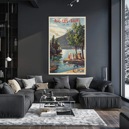 Aix-Les-Bains Le Lac Poster