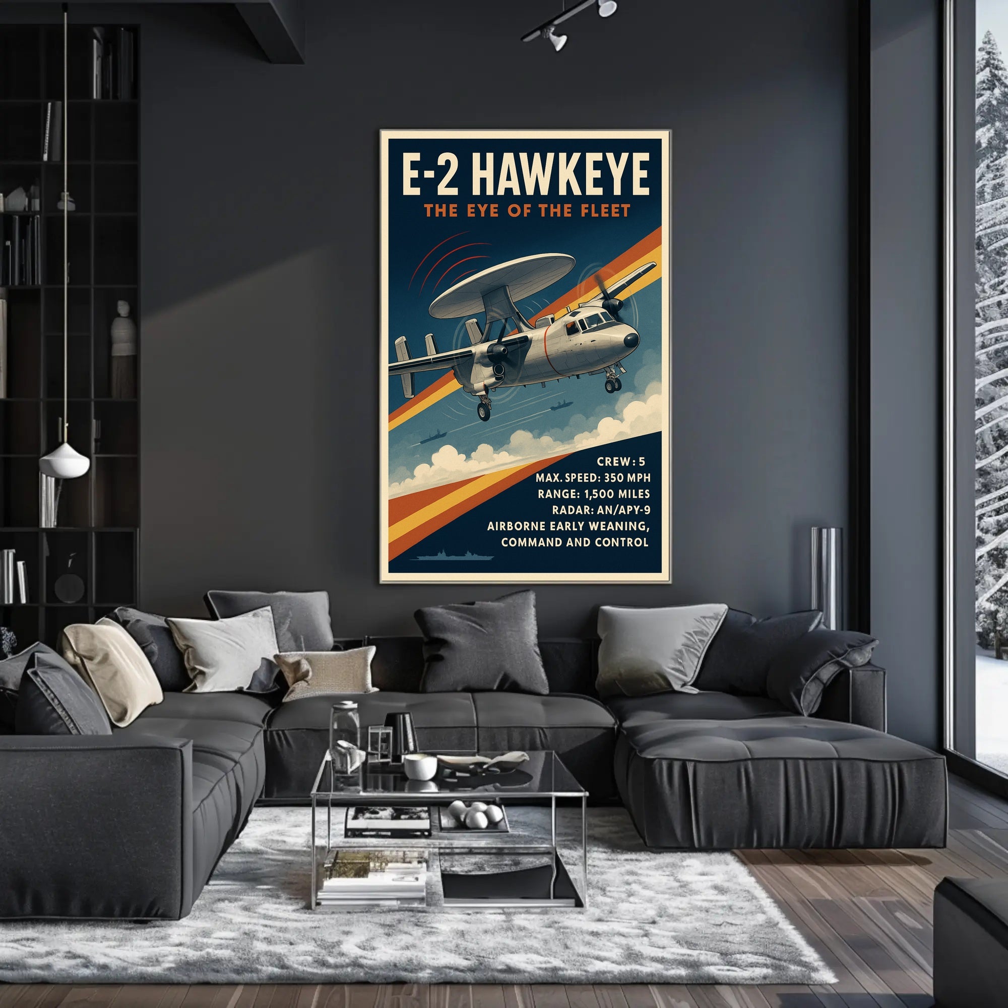 E-2 Hawkeye The Eye Of The Fleet Poster