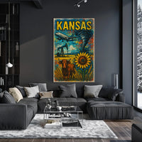 Kansas A Vibrant Landscape Poster