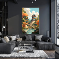 Tranquil Pagoda Retreat Poster