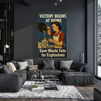 Victory Begins at Home Poster