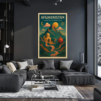 Afghanistan A Surrealist Interpretation Poster