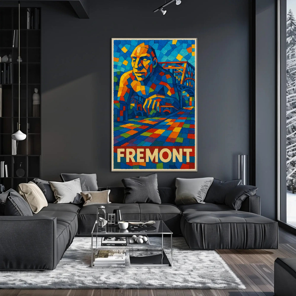 Fremont Mosaic Art Poster